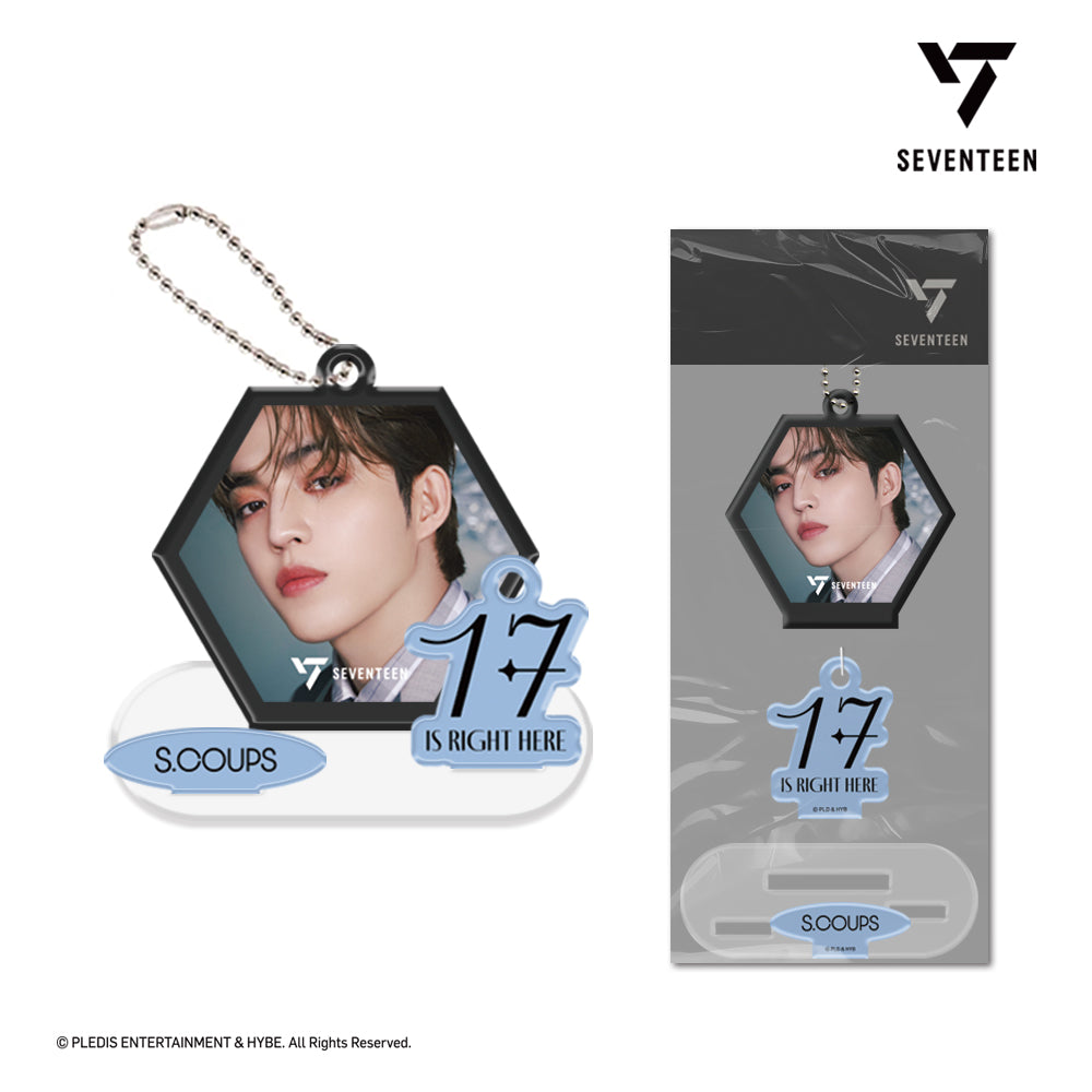 SEVENTEEN 3D LENTICULAR ACRYLIC KEY RING STAND（17 IS RIGHT HERE Ver.）
