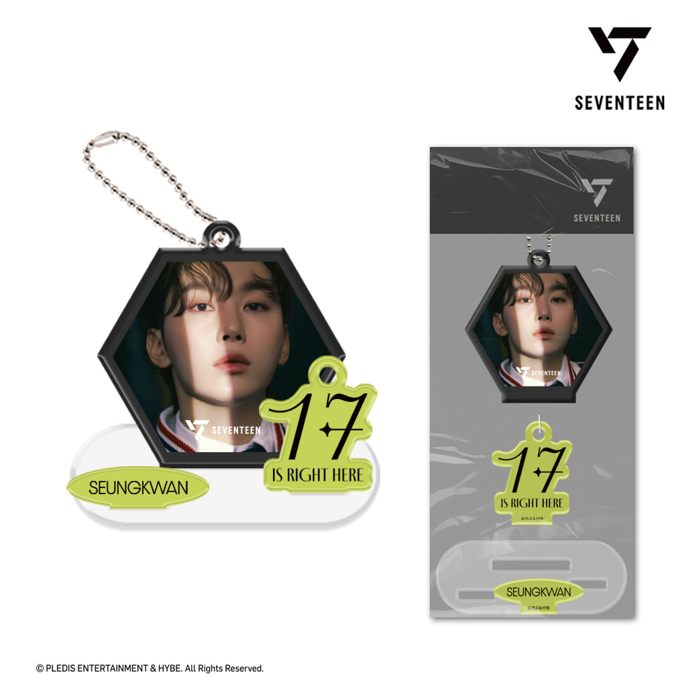 SEVENTEEN 3D LENTICULAR ACRYLIC KEY RING STAND（17 IS RIGHT HERE Ver.）