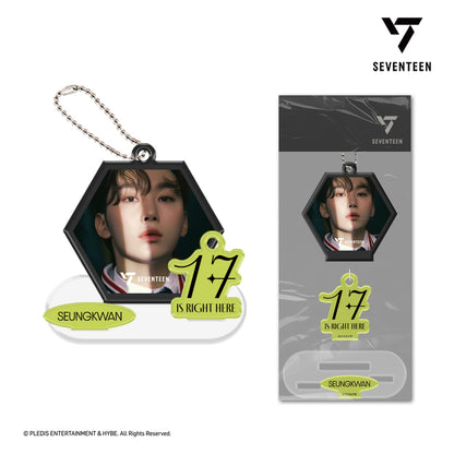 SEVENTEEN 3D LENTICULAR ACRYLIC KEY RING STAND（17 IS RIGHT HERE Ver.）
