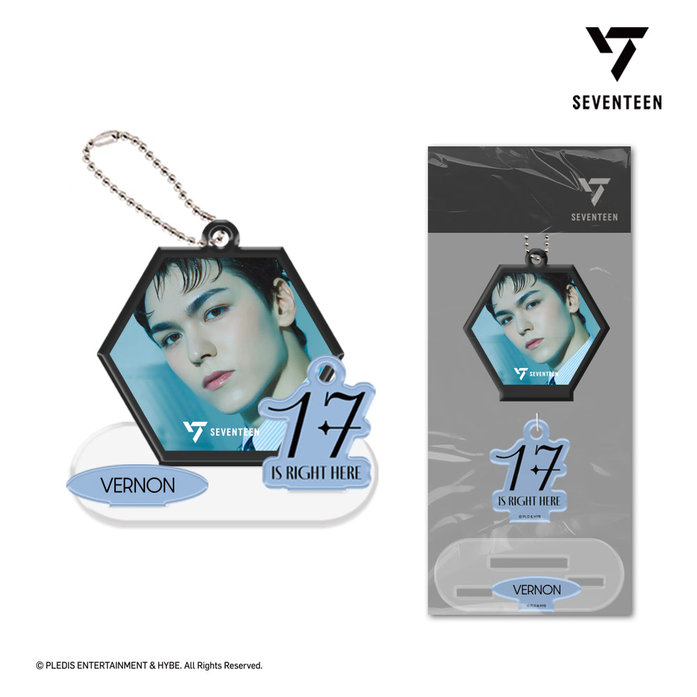 SEVENTEEN 3D LENTICULAR ACRYLIC KEY RING STAND（17 IS RIGHT HERE Ver.）