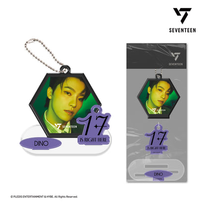 SEVENTEEN 3D LENTICULAR ACRYLIC KEY RING STAND（17 IS RIGHT HERE Ver.）