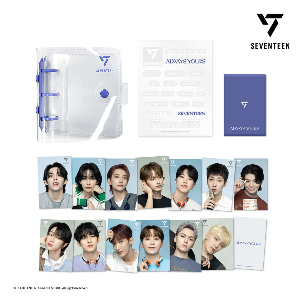 SEVENTEEN 3D LENTICULAR MINICARD＆BINDER（ALWAYS YOURS Ver.2） 全メンバー