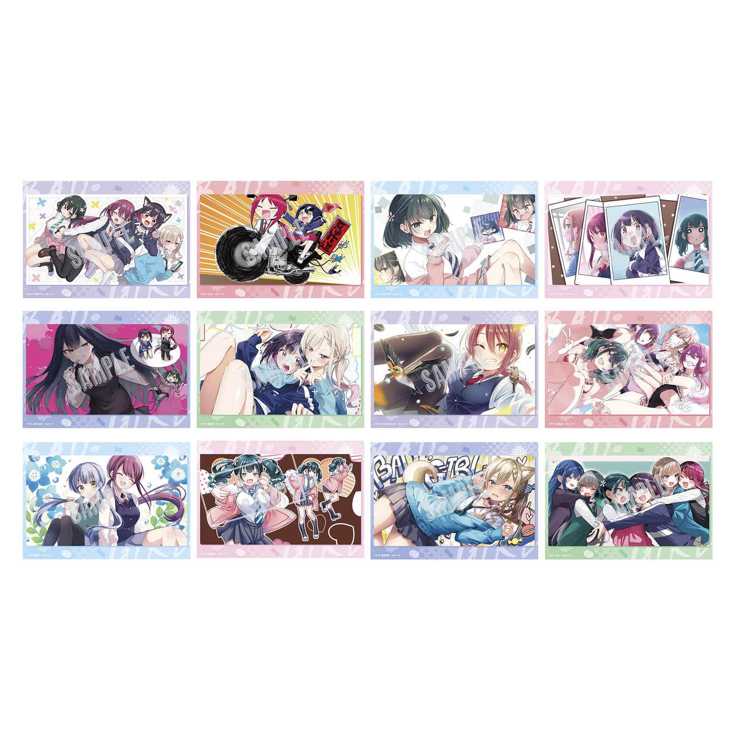 TVアニメ「ばっどがーる」 エンドカードコレクション