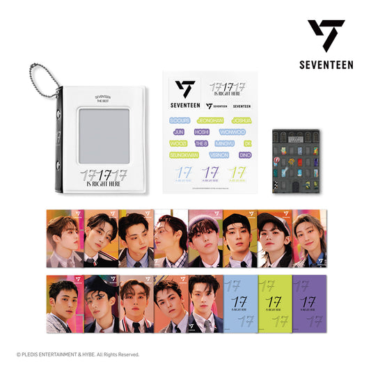SEVENTEEN LENTICULAR POSTCARD MINI CARD BINDER（17 IS RIGHT HERE Ver.） 全メンバー