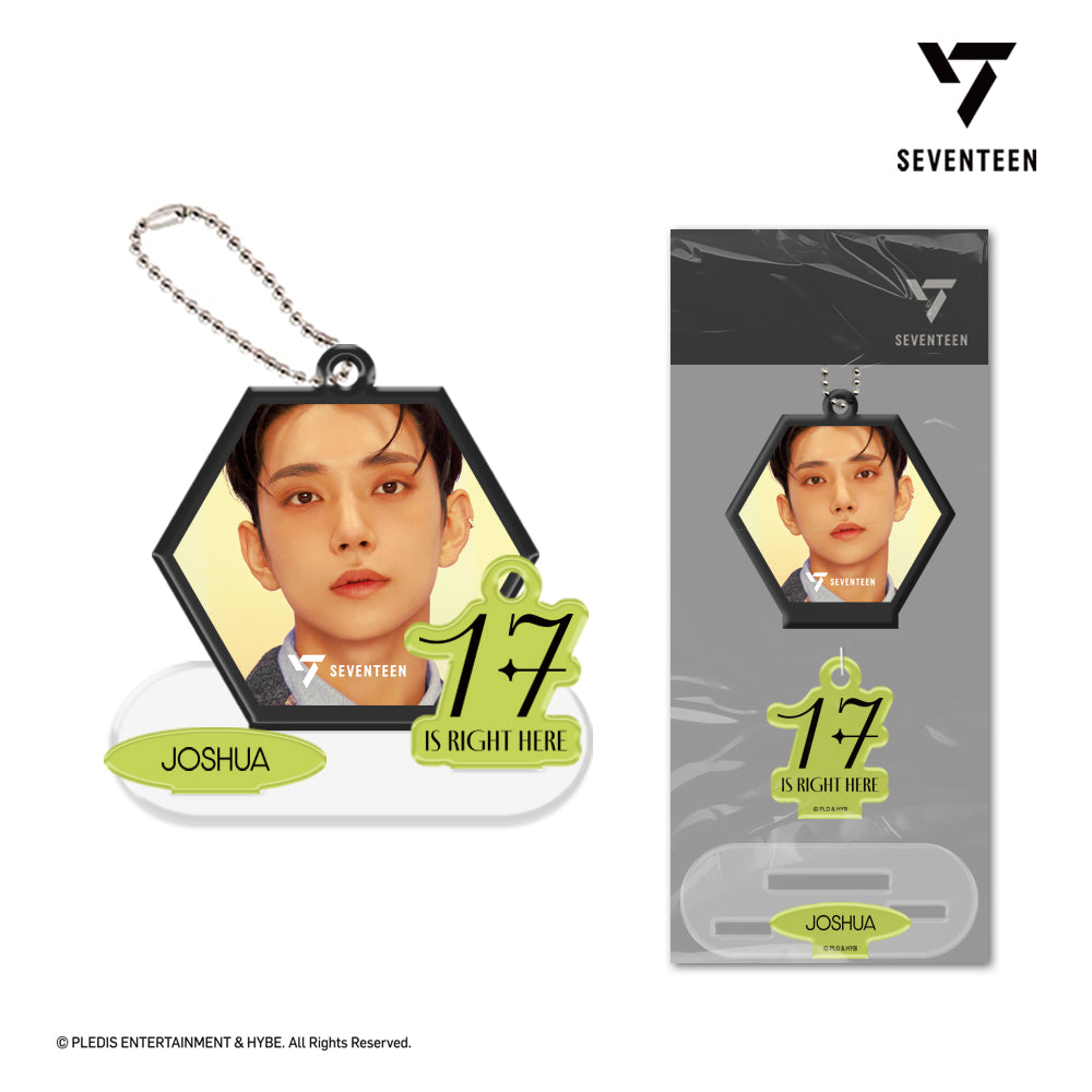 SEVENTEEN 3D LENTICULAR ACRYLIC KEY RING STAND（17 IS RIGHT HERE Ver.）
