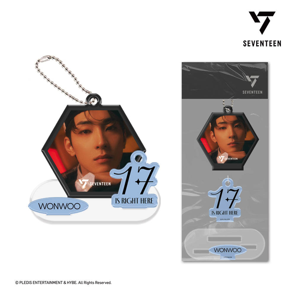 SEVENTEEN 3D LENTICULAR ACRYLIC KEY RING STAND（17 IS RIGHT HERE Ver.）