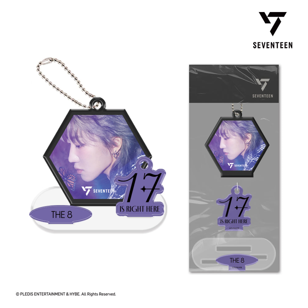 SEVENTEEN 3D LENTICULAR ACRYLIC KEY RING STAND（17 IS RIGHT HERE Ver.）