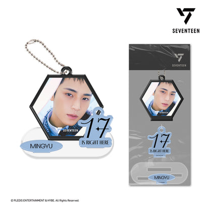 SEVENTEEN 3D LENTICULAR ACRYLIC KEY RING STAND（17 IS RIGHT HERE Ver.）
