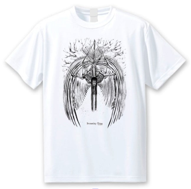 進撃の巨人 墨絵TシャツVol2 終尾巨人