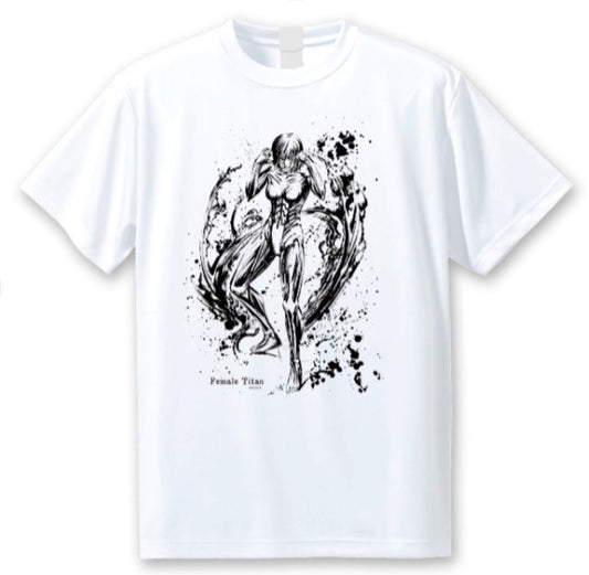 進撃の巨人 墨絵TシャツVol2 女型巨人