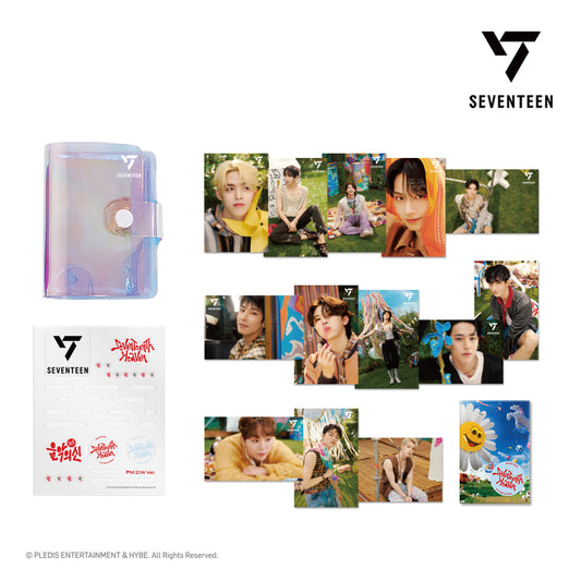 SEVENTEEN LENTICULAR POSTCARD MINI CARD BINDER（SEVENTEENTH HEAVEN PM 2:14 Ver.） 全メンバー