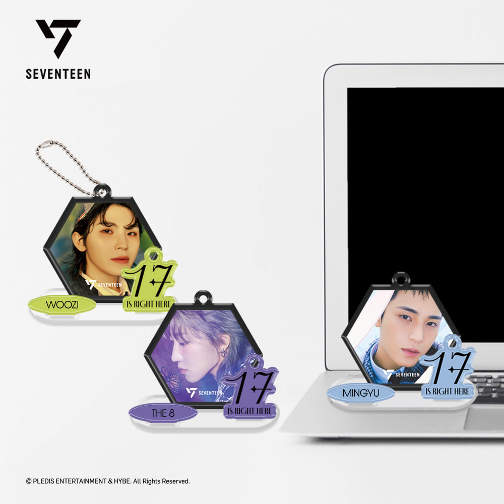 SEVENTEEN 3D LENTICULAR ACRYLIC KEY RING STAND（17 IS RIGHT HERE Ver.）