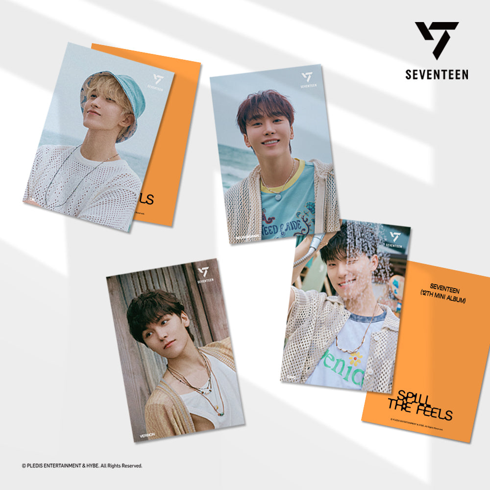 SEVENTEEN 3D LENTICULAR POSTCARD（SPILL THE FEELS Ver