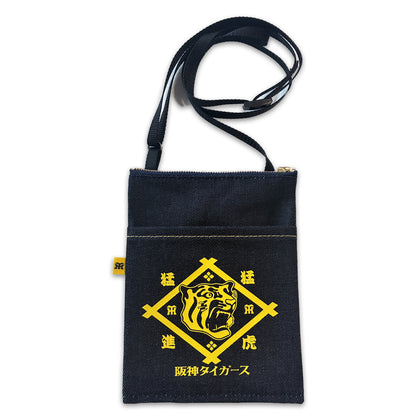 阪神タイガース「虎・家紋」デニムサコッシュ